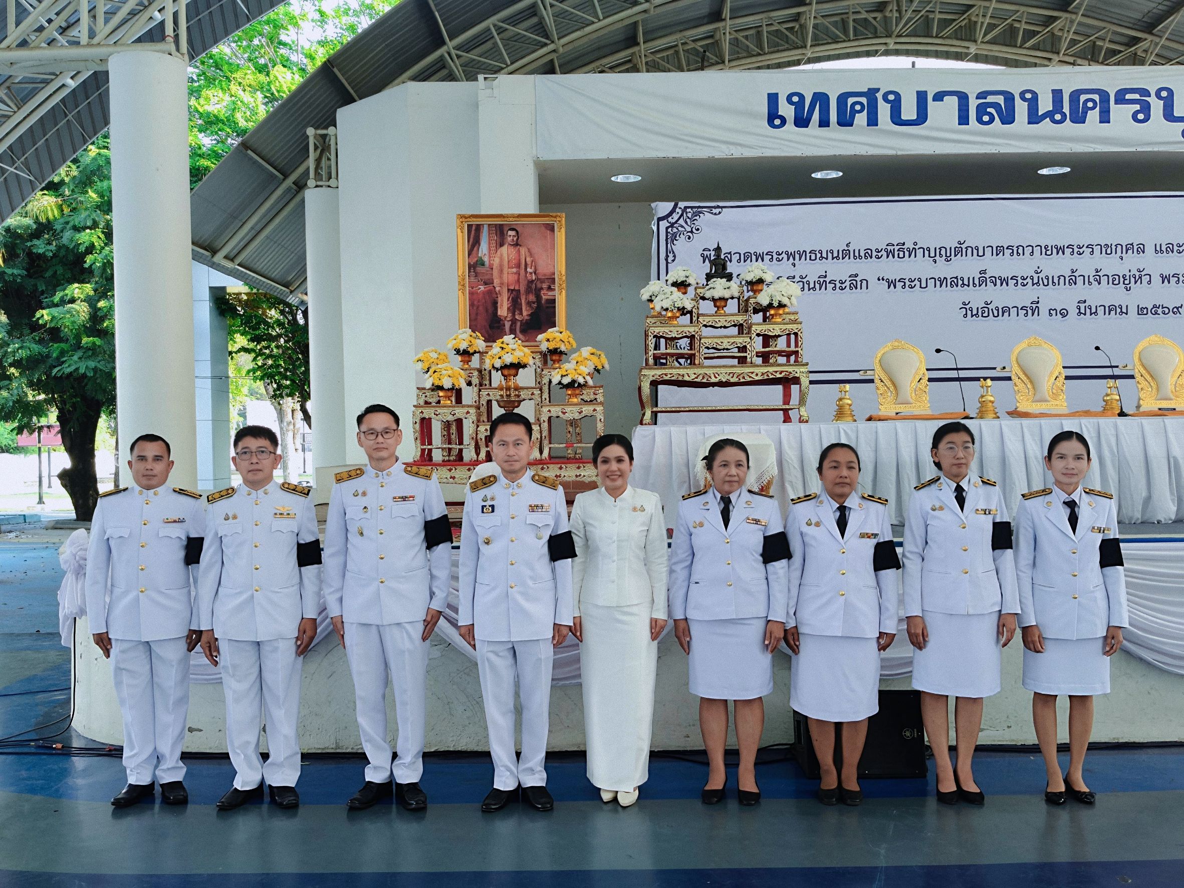 title - วันอังคารที่ 31 มีนาคม 2569 เวลา 07.00 น. นายประเสริฐ กาญจนเกียรติกุล ปฏิรูปที่ดินจังหวัดบุรีรัมย์ พร้อมด้วยเจ้าหน้าที่ ส.ป.ก.บุรีรัมย์ ร่วมรัฐพิธีที่ระลึก 